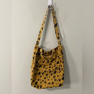 BAGGU Duck Bag Canvas Tote, Leopard